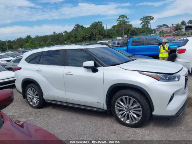 5TDEBRCH9PS118061 Toyota Highlander Hybrid Platinum