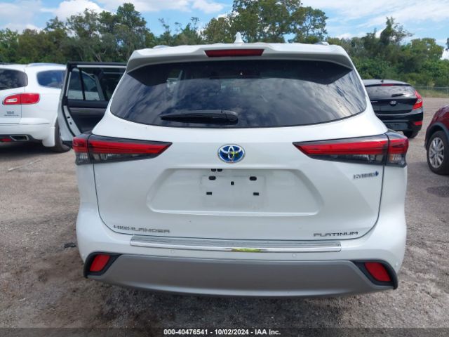 5TDEBRCH9PS118061 Toyota Highlander Hybrid Platinum