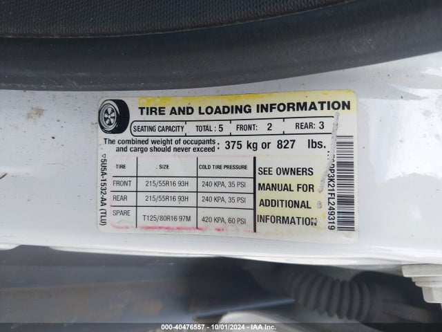 Ford FOCUS SE 2015 1FADP3K21FL249319 Image 9