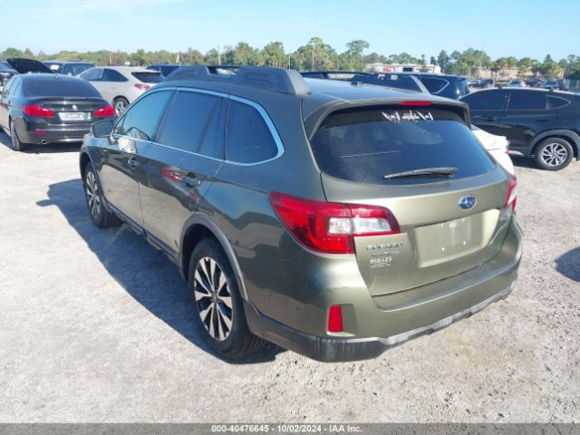 4S4BSBNC7F3286871 Subaru Outback 2.5i Limited
