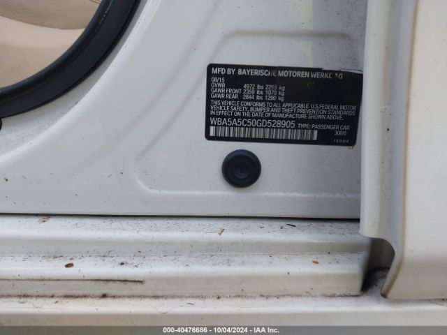 WBA5A5C50GD528905 BMW 528I