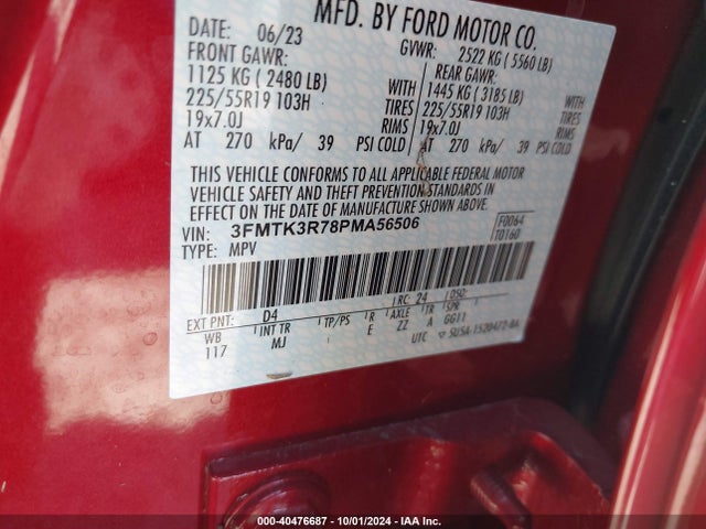 Ford Mustang Mach-e Premium 2023 3FMTK3R78PMA56506 Image 9