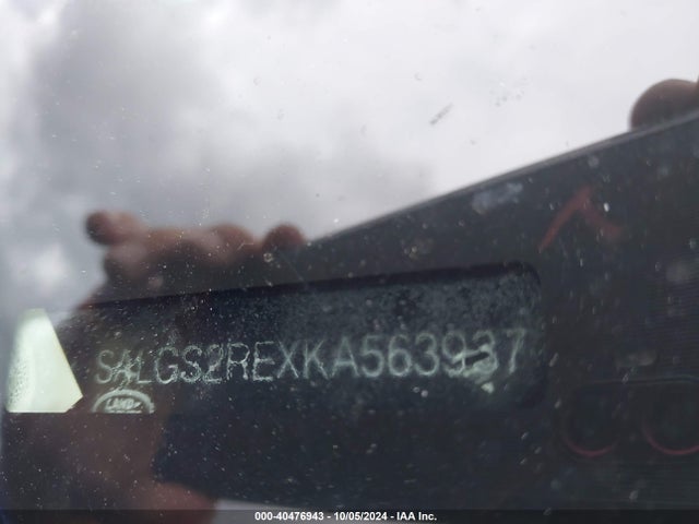 SALGS2REXKA563937 Land Rover Range Rover 5.0l V8 Supercharged