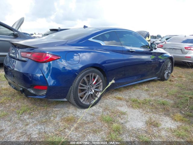 JN1FV7EKXHM611563 Infiniti Q60 3.0t Red Sport 400