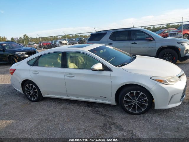 4T1BD1EB9GU048656 Toyota Avalon Hybrid Xle Premium
