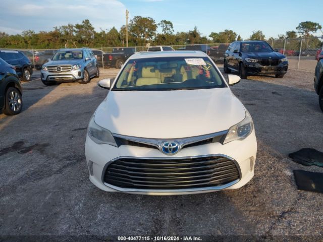 4T1BD1EB9GU048656 Toyota Avalon Hybrid Xle Premium