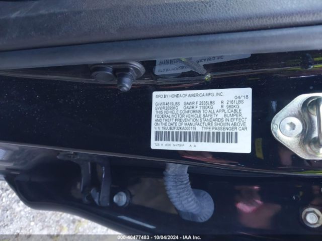 19UUB2F32KA000119 Acura Tlx Standard