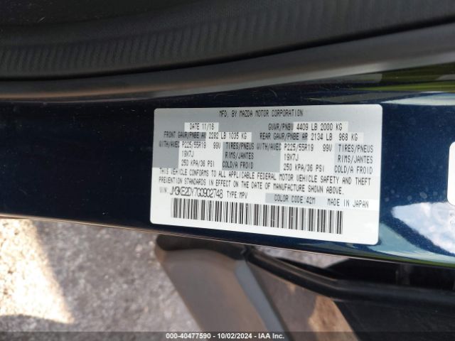 JM3KE2DY7G0902748 Mazda Cx-5 Grand Touring