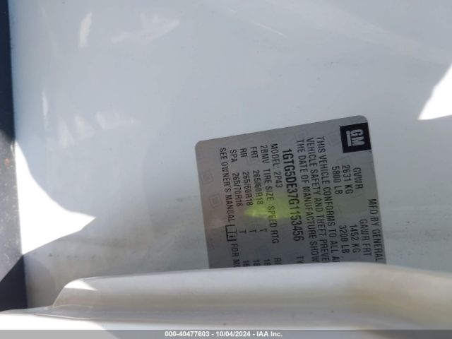 1GTG5DE37G1153456 GMC CANYON SLT