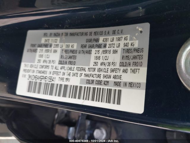 3MVDMBAM9PM515541 Mazda Cx-30 2.5 S