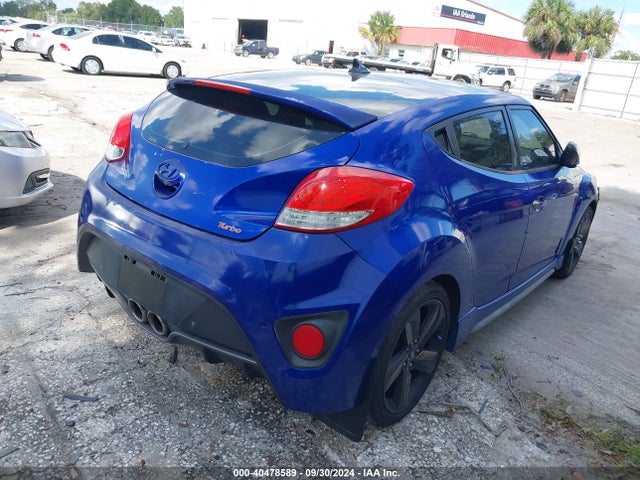 Hyundai Veloster Turbo W/black 2014 KMHTC6AE1EU210233 Image 4