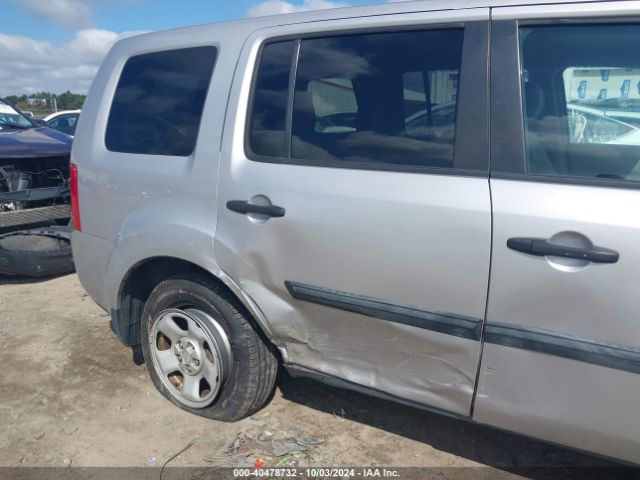 5FNYF3H27FB033287 Honda PILOT LX