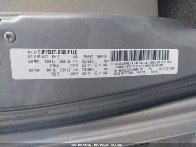 2C4RDGCG2ER203000 Dodge Grand Caravan Sxt