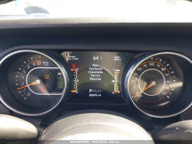 1C6HJTFGXLL140704 Jeep Gladiator Overland 4x4