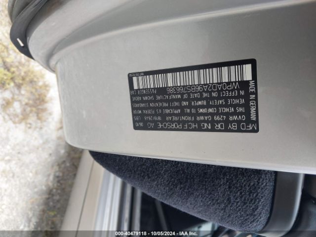 2011 PORSCHE 911 WP0AD2A96BS766386 Photo 8