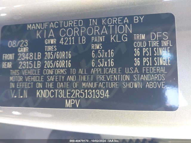 KIA NIRO SX 2024 KNDCT3LE2R5131394 Image 9