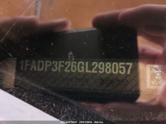 1FADP3F26GL298057 Ford FOCUS SE