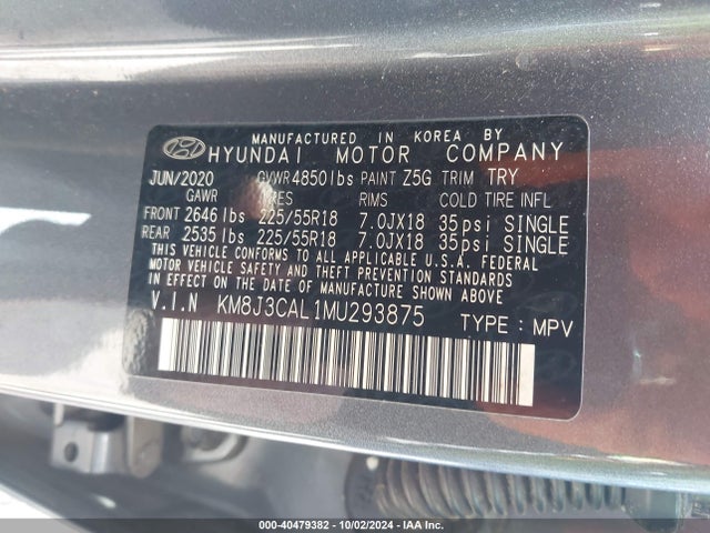 Hyundai Tucson Limited 2021 KM8J3CAL1MU293875 Image 9