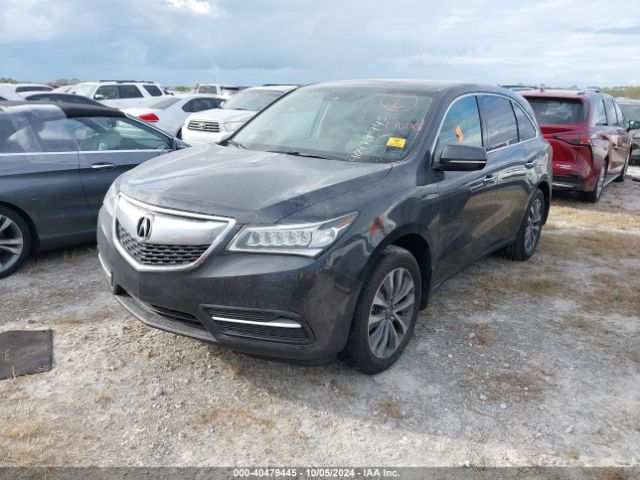 5FRYD3H45GB015846 Acura Mdx Technology   Acurawatch Plus Packages/technology Package