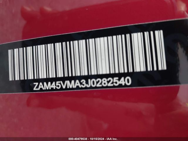 ZAM45VMA3J0282540 Maserati Granturismo Mc/sport