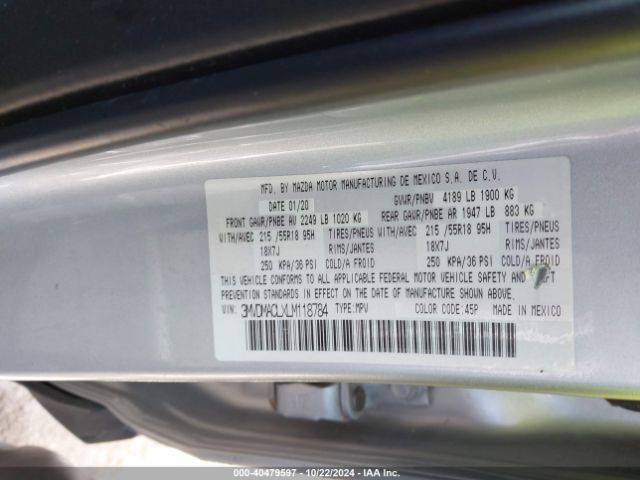 3MVDMACLXLM118784 Mazda Cx-30 Select Package