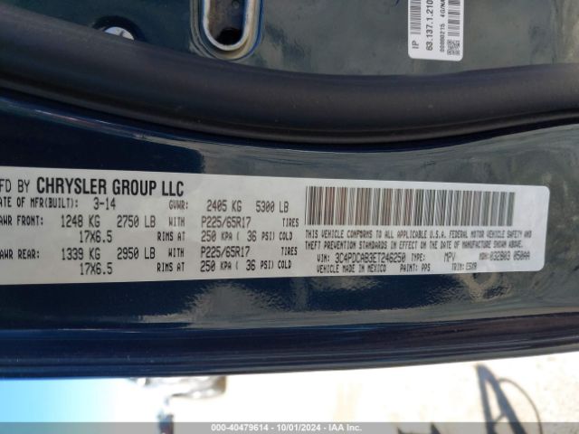 3C4PDCAB3ET246250 Dodge Journey American Value Pkg