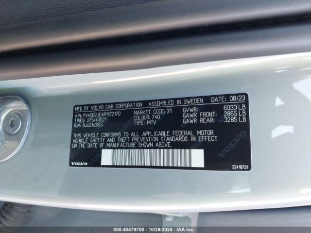 2024 VOLVO XC90 YV4062JE4R1172170 Photo 8