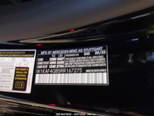 W1KAF4GB5RR167275 Mercedes-Benz C 300