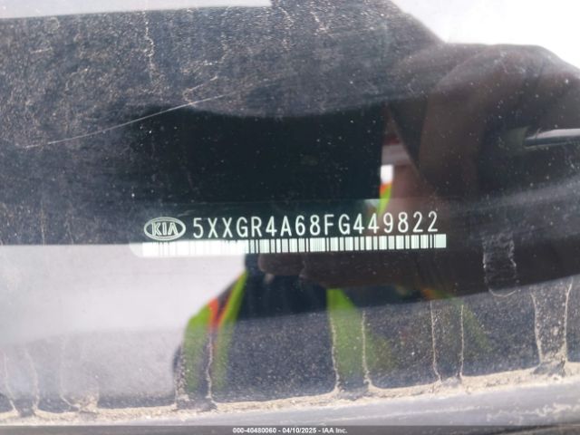 5XXGR4A68FG449822 KIA Optima Sxl Turbo