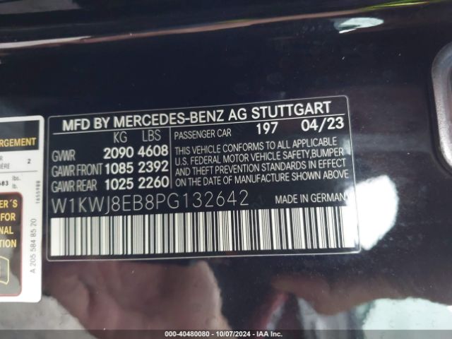 W1KWJ8EB8PG132642 Mercedes-Benz C 300 4matic