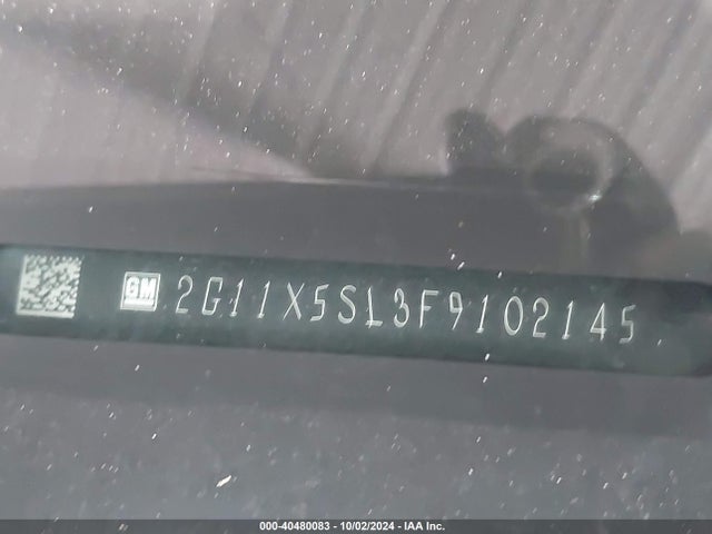 Chevrolet Impala 1fl 2015 2G11X5SL3F9102145 Image 9
