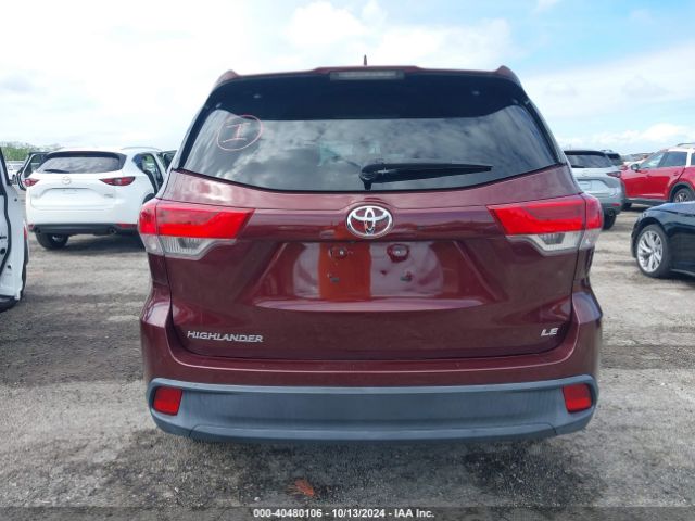 5TDZZRFH0JS282931 Toyota Highlander Le Plus