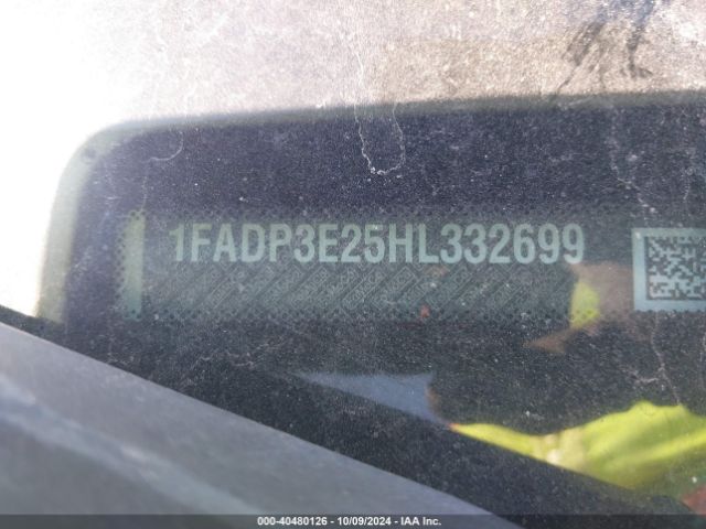 1FADP3E25HL332699 Ford FOCUS S