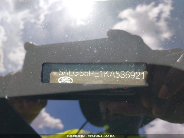 SALGS5RE1KA536921 Land Rover Range Rover 5.0l V8 Supercharged