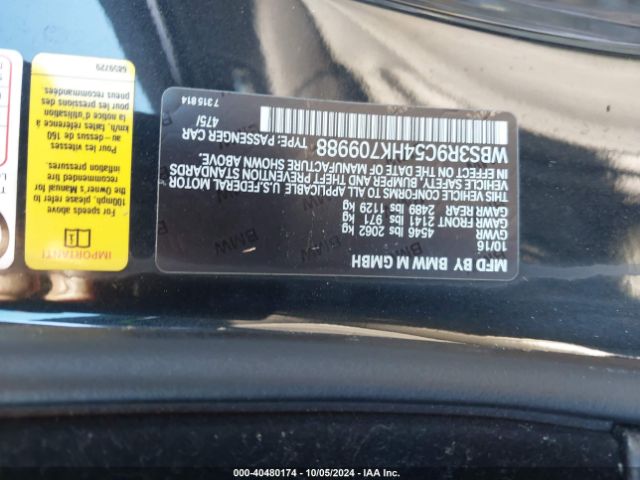 WBS3R9C54HK709988 BMW M4