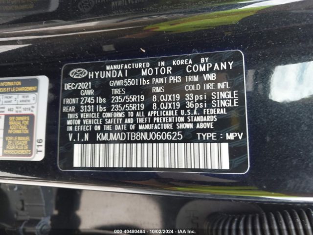 KMUMADTB8NU060625 Genesis Gv70 2.5t Awd