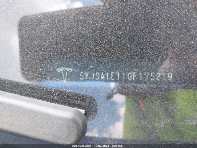 5YJSA1E11GF175219 Tesla MODEL S