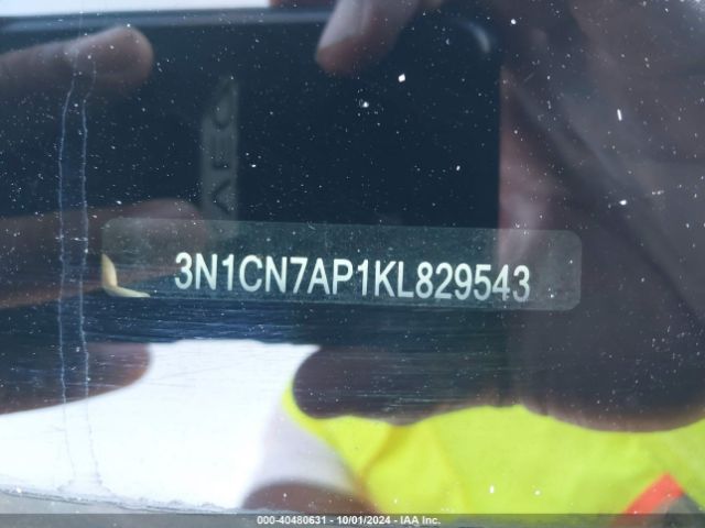 3N1CN7AP1KL829543 Nissan Versa 1.6 S+