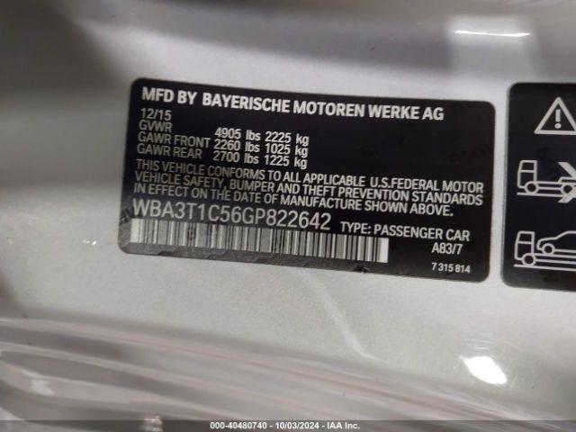 WBA3T1C56GP822642 BMW 428i Xdrive