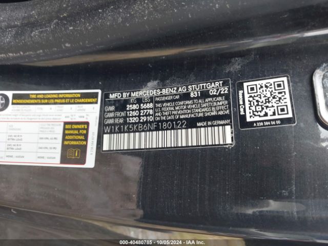 2022 MERCEDES-BENZ E 450 W1K1K5KB6NF180122 Photo 8