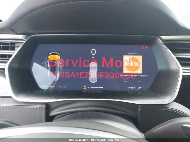 2017 TESLA MODEL S 5YJSA1E27HF230606 Photo 6