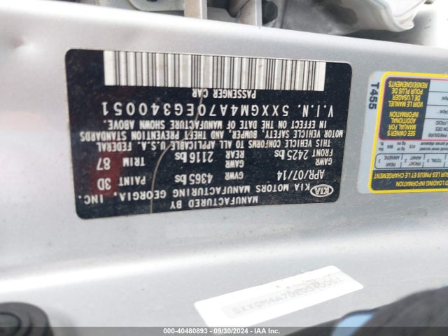 KIA Optima Lx 2014 5XXGM4A70EG340051 Image 9