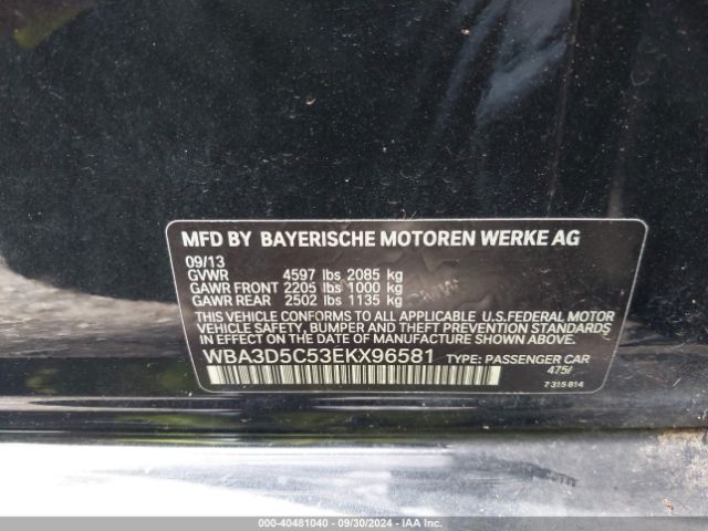 WBA3D5C53EKX96581 BMW 328d Xdrive