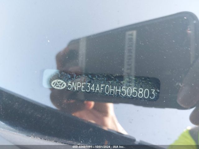 5NPE34AF0HH505803 Hyundai Sonata Limited