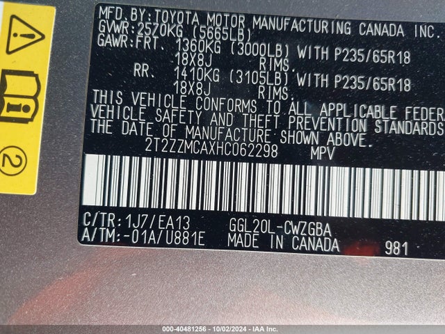 Lexus RX 350 2017 2T2ZZMCAXHC062298 Image 9