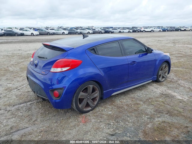 Hyundai Veloster Turbo W/black 2014 KMHTC6AE9EU211453 Image 4