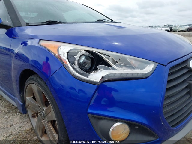 Hyundai Veloster Turbo W/black 2014 KMHTC6AE9EU211453 Image 6