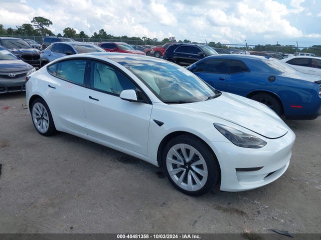 2022 TESLA MODEL 3 5YJ3E1EA4NF327225 Photo 0