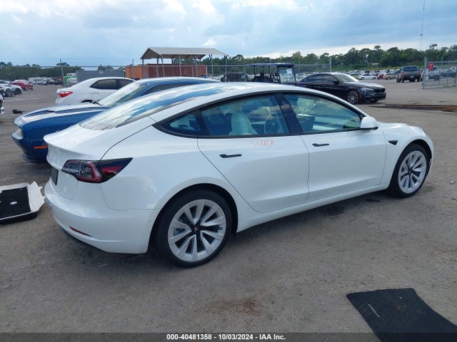 2022 TESLA MODEL 3 5YJ3E1EA4NF327225 Photo 3