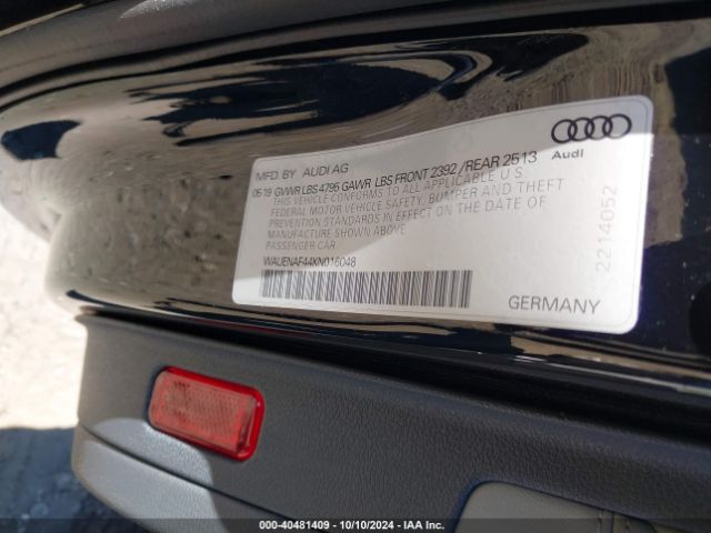 WAUENAF44KN016048 Audi A4 45 Premium